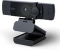 4K Webcam for PC &amp Laptop - Ultral HD 4K AI Autofocus Support DZoom and ePTZ Built-in Noise-Canceling Mics and Slidable Privacy Cover for Business Meetings Conferencing &amp Video Calls