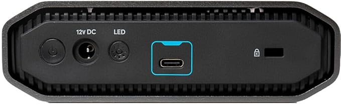 SanDisk Professional 12TB G-Drive Enterprise-Class External Desktop Hard Drive - 7200RPM Ultrastar HDD Inside USB-C (10Gbps) USB 3.2 Gen 2 Mac Ready - SDPHF1A-012T-NBAAD