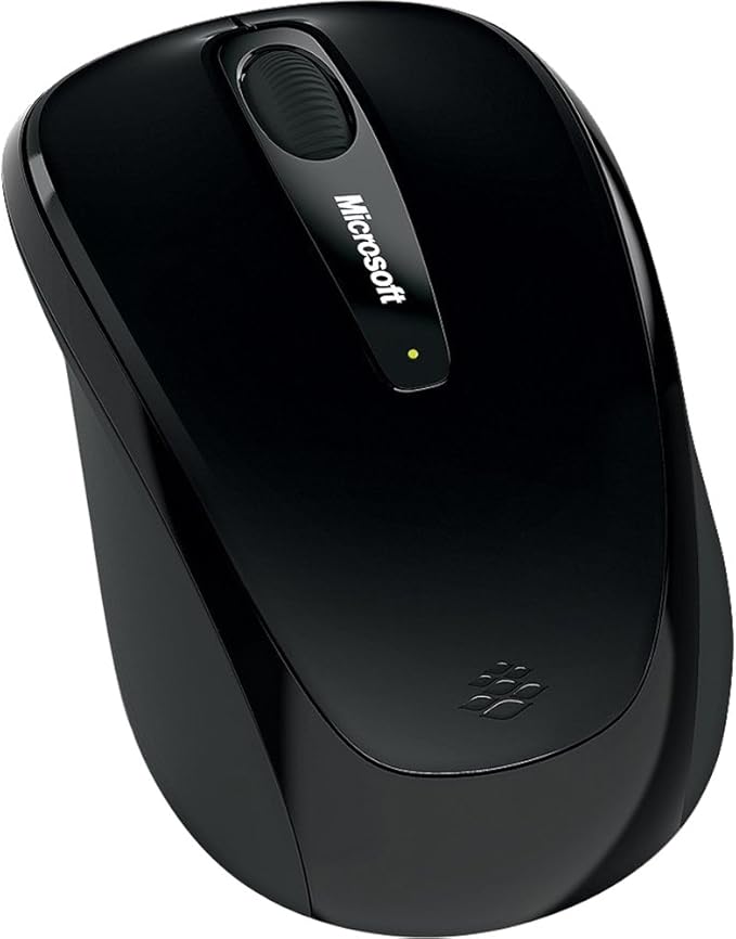 Microsoft Wireless Mobile Mouse 3500 - Black. Comfortable design Right/Left Hand Use Wireless USB 2.0 with Nano transceiver for PC/Laptop/Desktop works with for Mac/Windows Computers