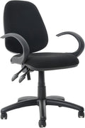Adjustable Office Computer Chair with Armrest Office Chairs Computer Chairs Conference Swivel Cloth Chair