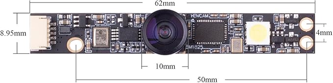 OV5640 USB Camera Module 5MP Fixed Focus 160 Degree Camera for Win XP Win7 Win8 Vista Mac Linux Android 4.0 Jetson Nano with Flash Microphone Support OTG Standard UVC Protocol Driver-Free