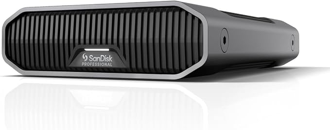 SanDisk Professional 26TB G-Drive Enterprise-Class External Desktop Hard Drive - 7200RPM Ultrastar HDD Inside USB-C (10Gbps) USB 3.2 Gen 2 Mac Ready - SDPHF1A-026T-NBAAD