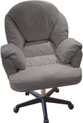Lazy Sofa Swivel Video Game Chairs Gaming Chair Ergonomic Office Chair Comfortable Desk Chairs Study Backrest Chair Liftable Anchor Seat for Bedroom Balcony (Color : Gray A)