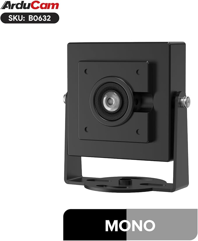 Arducam VGA Global Shutter USB Camera Module 800 FPS@QQVGA High Speed Camera Monochrome Wide Angle UVC Webcam for Windows Linux OS