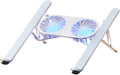 Adjustable Aluminum Laptop Stand with Cooling Fan for 13-21in Laptop Notebook Cooling Support Effective Heat Dissipation