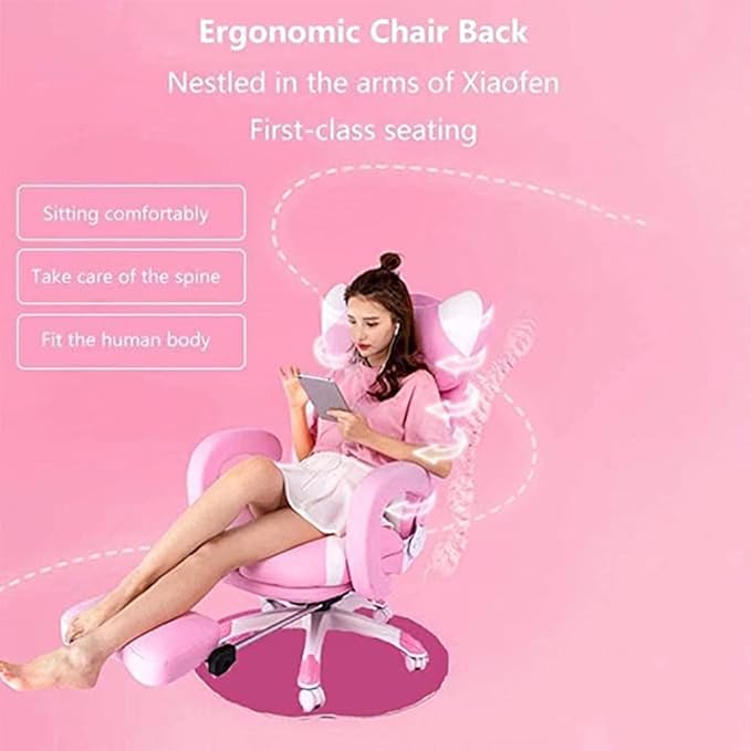 Chair Lifting Swivel Chair Office Chair Gaming Chair Learning Table and Chair Computer Chair Upholstered Seat Recliner