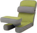 Nitori 5688881 Gaming Chair 2 Yellow Green Width 19.3 x Depth 34.6 x Height 28.0 inches (49 x 88 x 71 cm)