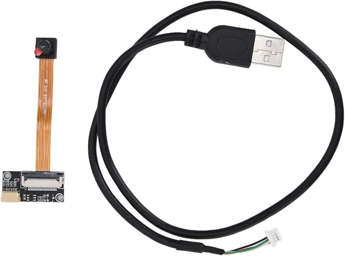 Camera Module5MP Camera Module 1.8mm 180° Fixed Focus Webcam Board with USB Cable HBVCAM‑5M2118FF180‑48 V11