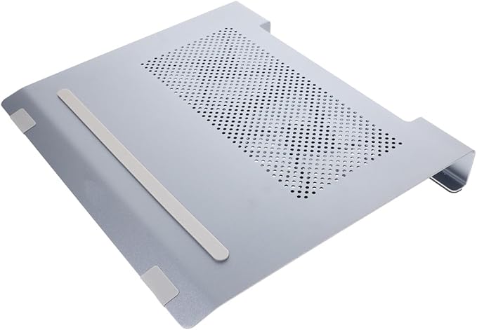 GALPADA Aluminum Alloy Laptop Cooling Pad with LED Fan Notebook Cooler Stand for Gaming and Office Use Gray USB Air Cooler Compatible with 15-17 Inch Laptops