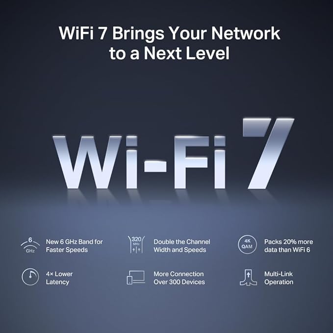 Router MERCUSYS BE9300 TRI-Band WI-FI 7