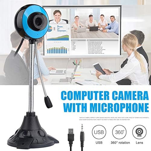Computer Camera Computer 480P Webcam Video Webcam USB Camera Built-in Microphone Video with Mic for Remote Office Video Conference Online Class