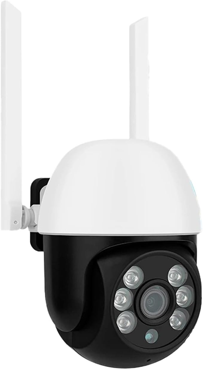IP Camera P2P 1080P HD WiFi Color Night Vision Auto Tracking Surveillance Webcam Outdoor Security Monitor(EU PlugCamera Add 32G)
