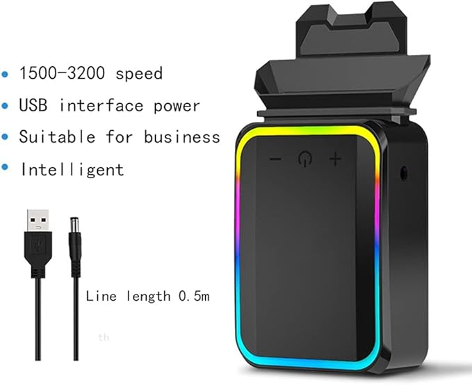 Vacuum Portable Notebook Laptop Cooler Air External Extracting Cooling Fan for Laptop Speed Adjustable