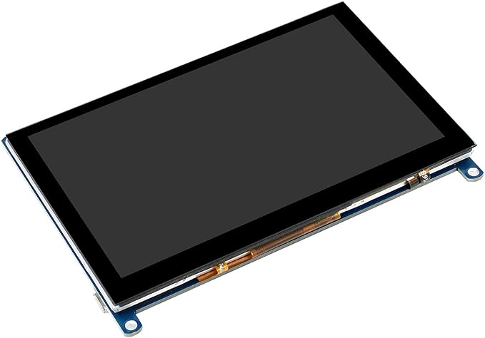 Waveshare 5 Inch HDMI LCD Screen 800x480 TFT Capacitive Touch Screen Display Monitor for Raspberry Pi 4B/3B+/A+/B/2B/B+/A+/Zero W Compatible with Windows 10/8.1/8/7