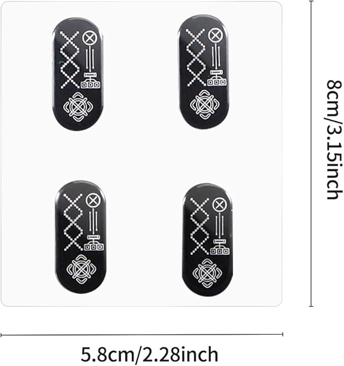 Glass Mouse Skates for Logitech MX Anywhere 3S/3 Mouse Feet Pads Smooth Durable Slim 2.5D Curved Edge Game Mice Feet Replacement Accessories(Printing Pattern)