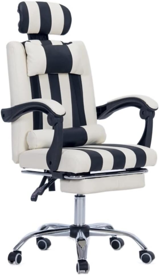Computer Chair Office Chair Gaming Chair Desk Chair High Back Gaming Computer Desk Chair Swivel Office Recliner Chair Work Chair with Footrest for Home Living Study Meeting Computer Chair Home Offic