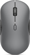 Lenovo 700 Multi-Device Wireless Mouse Bluetooth or 2.4 GHz USB-A Connection Connect up to 3 Devices 36 Month Battery Life Luna Grey