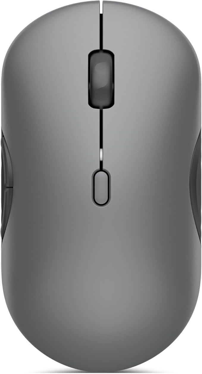 Lenovo 700 Multi-Device Wireless Mouse Bluetooth or 2.4 GHz USB-A Connection Connect up to 3 Devices 36 Month Battery Life Luna Grey