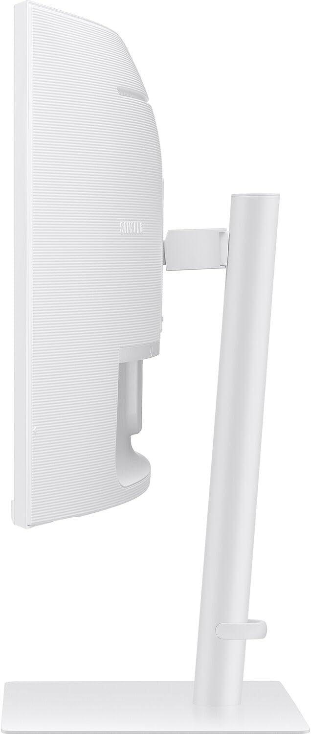 Samsung View Finity S6 S65TC 34 Ultra-WQHD VA Monitor with HDR10 AMD FreeSync Anti Glare Flicker Free VESA Mount (100mm) Displayport White (LS34C654TANXGO) (Renewed)
