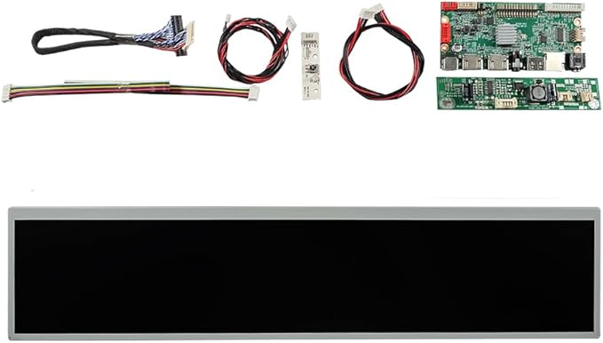 19 inch 1920x360 DV190FBM-NB0 30pin Wide IPS LCD Screen and USB SD Card LVDs Driver BoardMultimedia Supports MP4