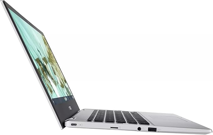 ASUS Chromebook 14 Laptop (14 FHD Anti-Glare Intel Celeron N4500 4GB RAM 128GB Storage (64GB eMMC+ 64GB IST SD Card)) Home &amp Student IST HUB 12-Hour Long Battery Life Webcam Wi-Fi Chrome