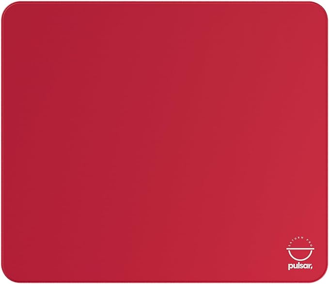 Pulsar Gaming Gears Esports Saturn Pro Gaming Mousepad – Slow Control Surface for Precise Aim &amp Stable Tracking (X-Large Firm Radiant Ruby)