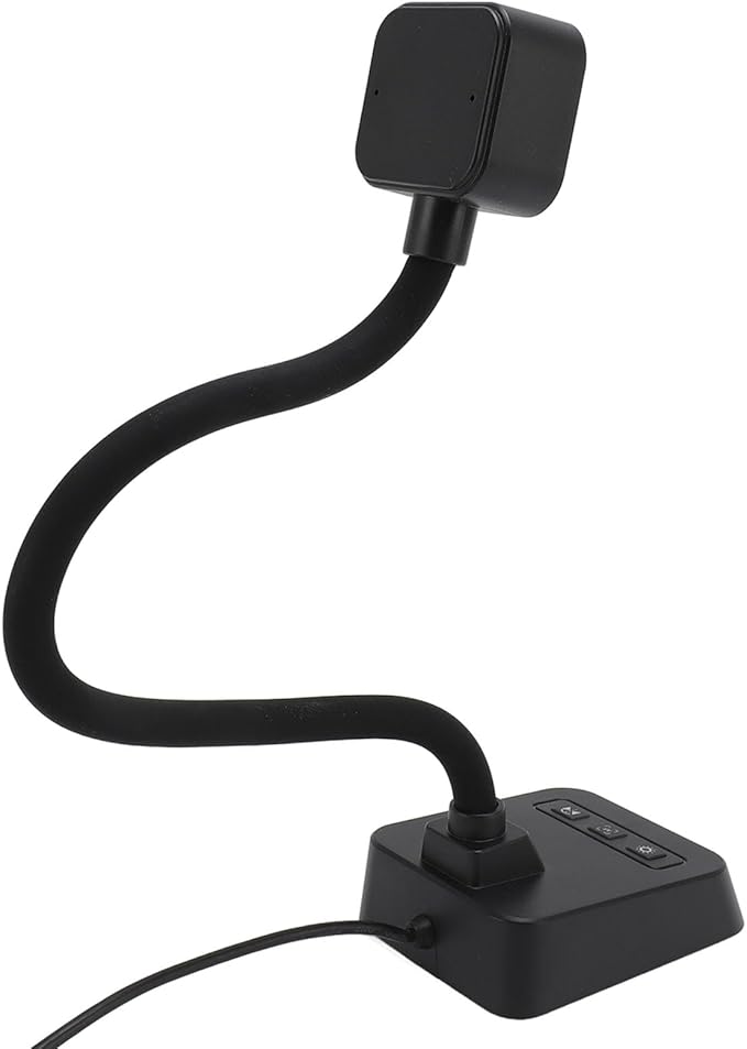 SUNGOOYUE 13MP High Resolution USB Document Camera Flexible Autofocus LED Webcam for Document Scanning Web Streaming Video Conferencing (1 X USB)