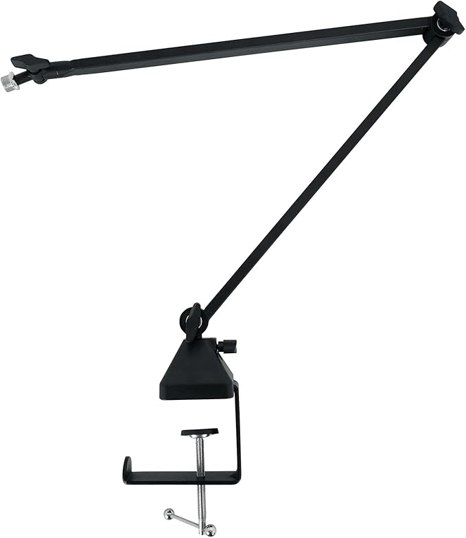 Audiosavings Bundle: Se Electronics DynaCaster DCM6 Front-Addressed Broadcast Podcast Microphone Mic Bundle with Rockville R-Boom 34 34 Boom Arm Studio Podcast Mic Stand+Desk Clamp (2 Items)
