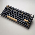 NJ80-AP Wireless Mechanical Keyboard with Knob Bluetooth 5.0/2.4G/Wired Connection 75% Hot Swappable Custom RGB Programmable Gaming Keyboard with PBT Keycap for Win Mac