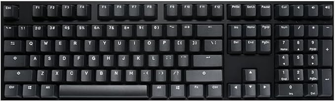 Ducky Origin Black Double Shot PBT Mechanical Keyboard (Cherry MX Blue)