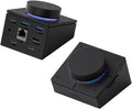 Hagibis Knob USB C Hub with Shortcut Buttons RGB Type-C Docking Station with 4K@60Hz HDMI 100W PD 5Gbps USB-C 2 USB3.0 2.5G RJ45 AUX SD3.0 Micro SD3.0 for MacBook iPad Pro Laptop (Black 2.5G)