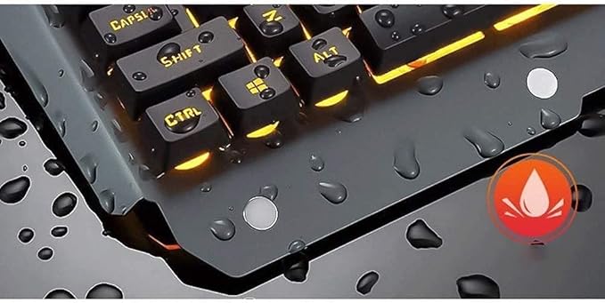 LED Backlit Mechanical Feel Business Office Keyboar Backlit Gaming Mouse Gaming Keyboard and Mouse Set for Windows &amp Mac PC Gamers (Color : Black)