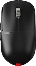 Pulsar Gaming Gears - X2H eS Wireless Gaming Mouse Symmetrical Optical Switch OLED Display Driverless PAW3395 Sensor 100H Battery 4K dongle Included (Medium Black) (Renewed)