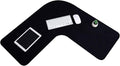 Amylove L Shaped Desk Mat Corner Mouse Pad Waterproof Large Rubber Corner Desk Mat for Office Home L Shaped Curved Keyboard Pad Gaming Setup Computer Protection Supplies 36.2 Inches(Black)