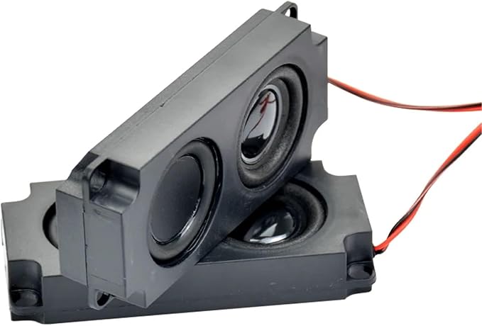 2Pcs Audio Portable Speakers 10045 LED TV Speaker 8 Ohm 5W Double Diaphragm Bass Computer Speaker DIY
