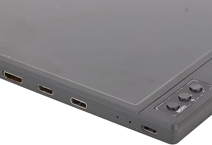 Portable Display 15.6 inch HD 1080P 3 in 1 Display with Built in Speakers USB C External Display Gaming and Video conferencing Compatible with MacBook iPad and Windows Devices.