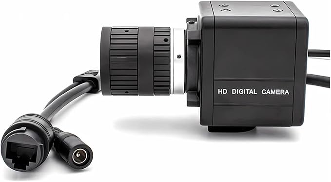 4K IP Camera 8MP 30FPS CMOS IMX415 POE48V CS Mount 3 10mm 50mm Varifocal Zoom Lens Industrial Webcam