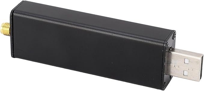 RTL SDR Receiver Full Band Aluminum Enclosure and 2 Antennas Receiver Radio Receiver Software Defined Radio (100kHz-1.7GHz)