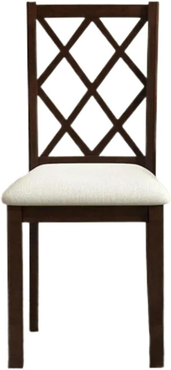 Adjustable Office Computer Chair with Armrest 1pcs Wooden Armless Kitchen Dining Chairs Rubber Wood Legs Max Load 400Lbs