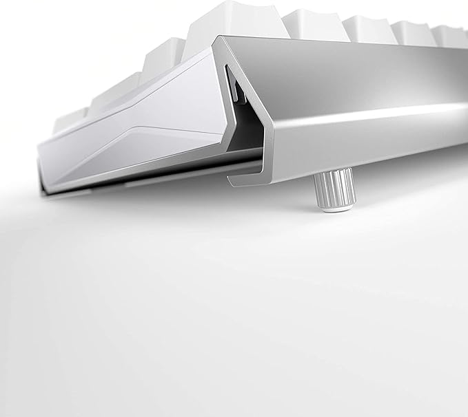 Cherry MX 3.0 S Wired Mechanical Gaming Keyboard. Aluminum Housing Built for Gamers w/MX Red Switches. RGB Backlit Color Display Over 16m Colors. from The Makers of MX. Full Size. Pure White.