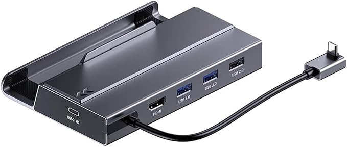7 in 1 USB C Hub SSD Dock HD 4K 60Hz Sata Nvme M.2 Steam Deck Docking Station for Ayaneo Accessories Nin*tendo Switch Docks