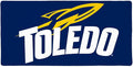 University of Toledo Rockets Logo Large Gaming Mouse Pad Desk Mat with Stitched Edges Non-Slip Base for Gamer Home and Office 31.5 x 15.7