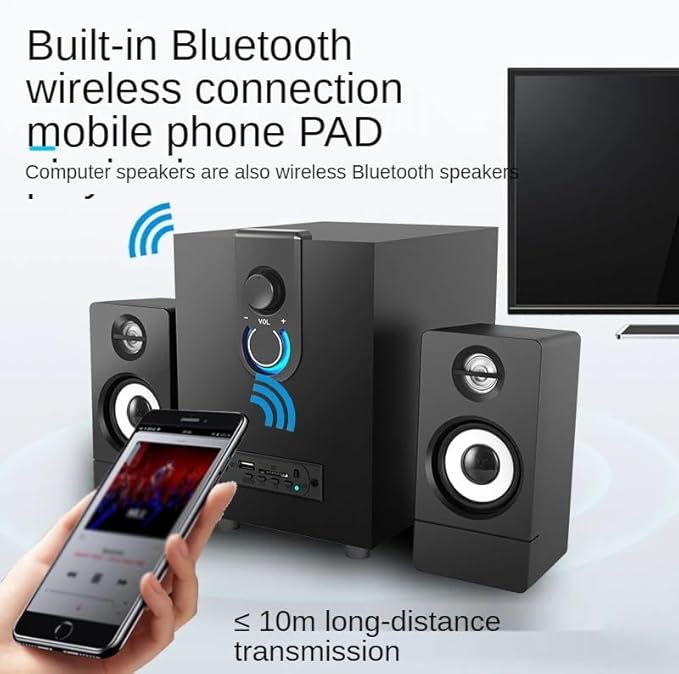 Multimedia Active Subwoofer Audio Card Computer Speakers Desktop Subwoofer