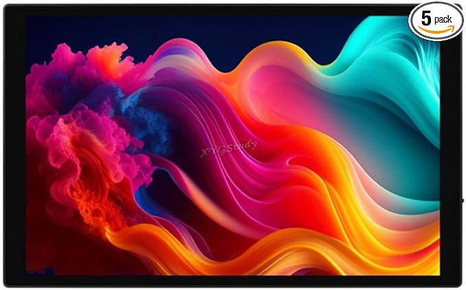 10.1inch 1280×800 IPS Capacitive Touch Display for Raspberry Pi 5/4B/3B/Zero/Zero W/Zero 2W/Pico/Pico W/Pico WH Jetson Nano VisionFive2 PC and Smartphone (10.1HP-CAPLCD Monitor)