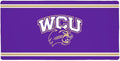 Western Carolina Catamounts Primary Logo Stripes Large Gaming Mouse Pad Desk Mat with Stitched Edges Non-Slip Base for Gamer Home and Office 31.5 x 15.7
