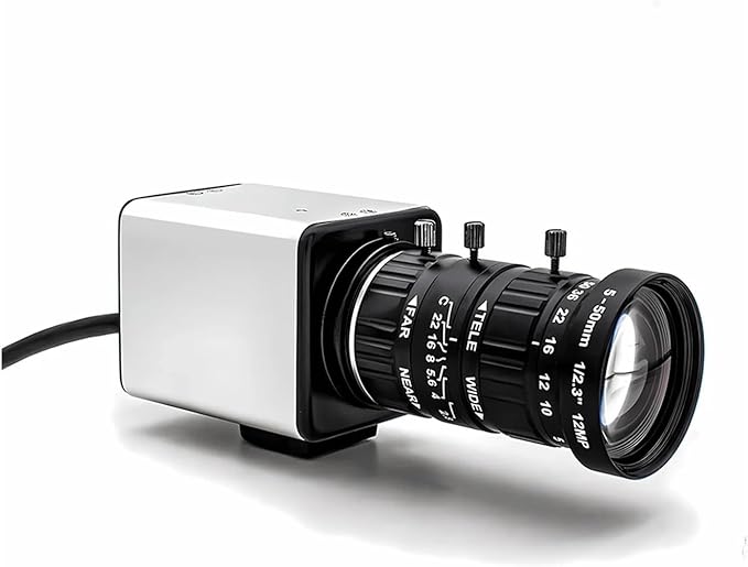 6K 12MP IP Camera High Resolution 3840 3104 Mini POE Webcam 50mm 10X Zoom Detection Security Protection Smart Camera