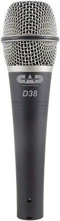 CAD Audio D38X3 3-Pack Supercardioid Handheld Microphones – Neodymium Capsule Articulate Vocals Carry Case &amp Clips