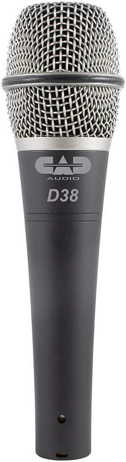 CAD Audio D38X3 3-Pack Supercardioid Handheld Microphones – Neodymium Capsule Articulate Vocals Carry Case &amp Clips