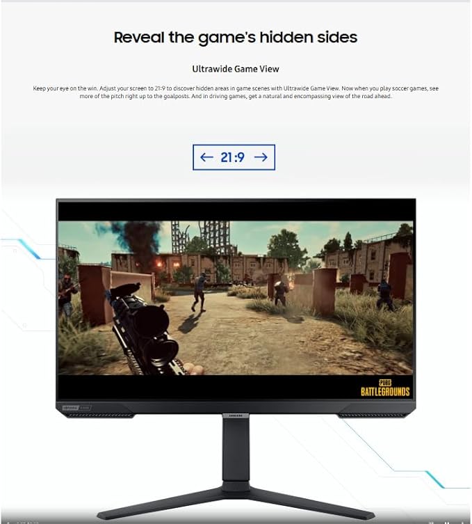 Samsung 27 Odyssey G4 Gaming Monitor | 240Hz Refresh Rate 1ms Response Time | FreeSync Premium NVIDIA G-Sync Compatible | HDR 10 400Nit | FHD IPS Ultrawide Game View &amp Ergonomic Stand | Black