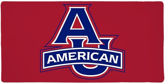 American University Primary Logo Large Gaming Mouse Pad Desk Mat with Stitched Edges Non-Slip Base for Gamer Home and Office 31.5 x 15.7